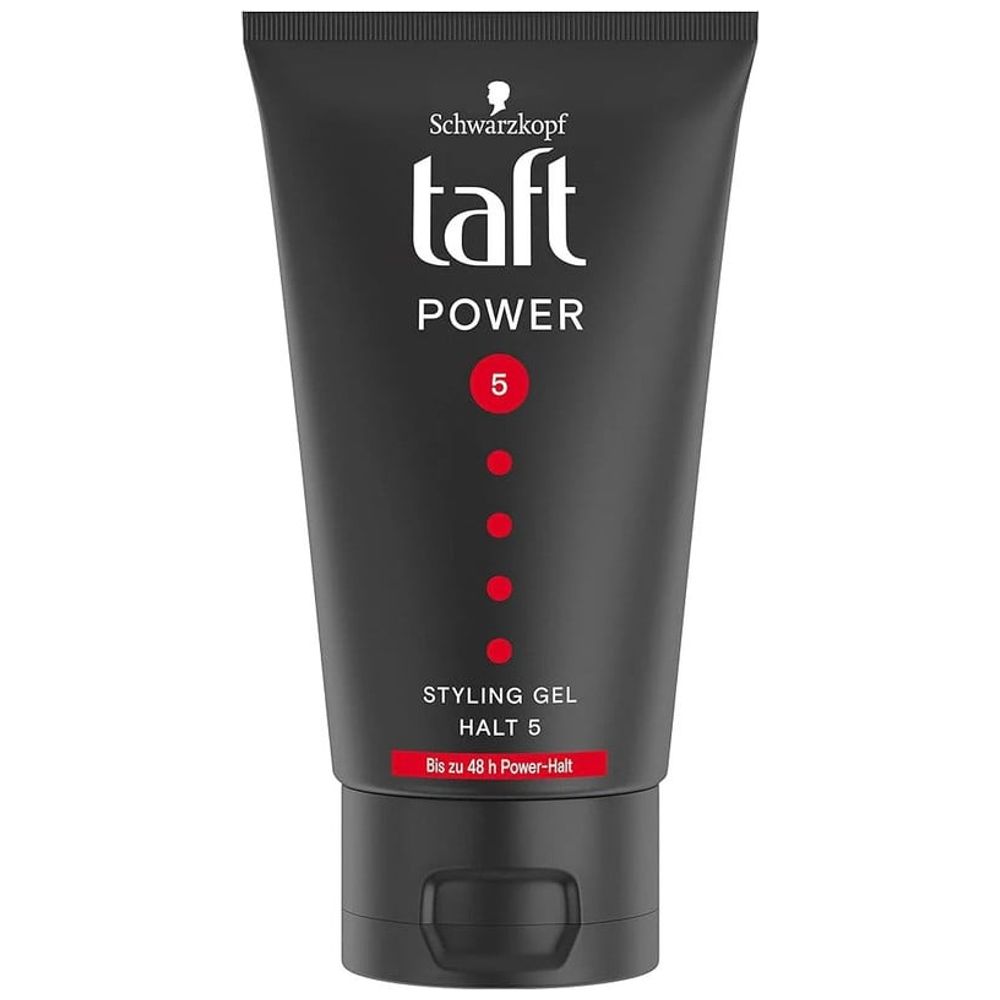 جل شعر Schwarzkopf Taft Power - يوفر ثباتًا قويًا طويل الأمد ومقاومة للرطوبة، 150 مل