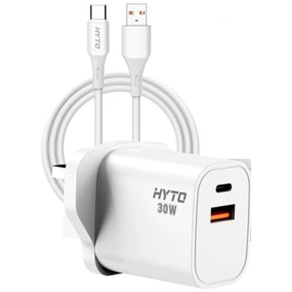 HYTO Y-53 Mobile Charger - 2 Port - 30W - White 30W – 30,000 IQD Iraq