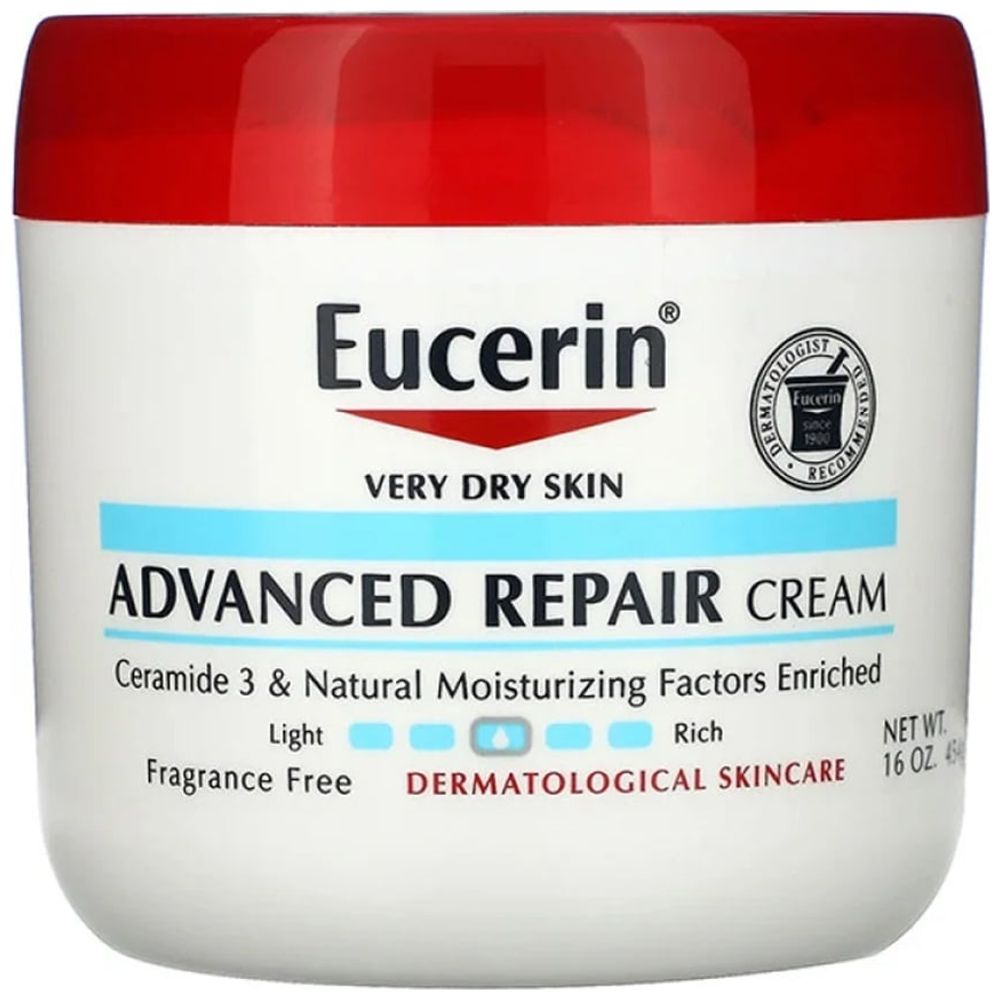 Advanced Repair Cream Full Body Lotion for Very Dry Skin 454 g - Eucerin