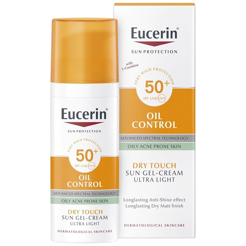 Eucerin Dry Gel Cream 50+ for Acne-Prone Skin, 50ml