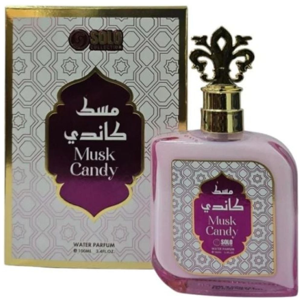 Musk Candy by Solo Collection for Unisex - Water Perfume, 100 ml 100ml