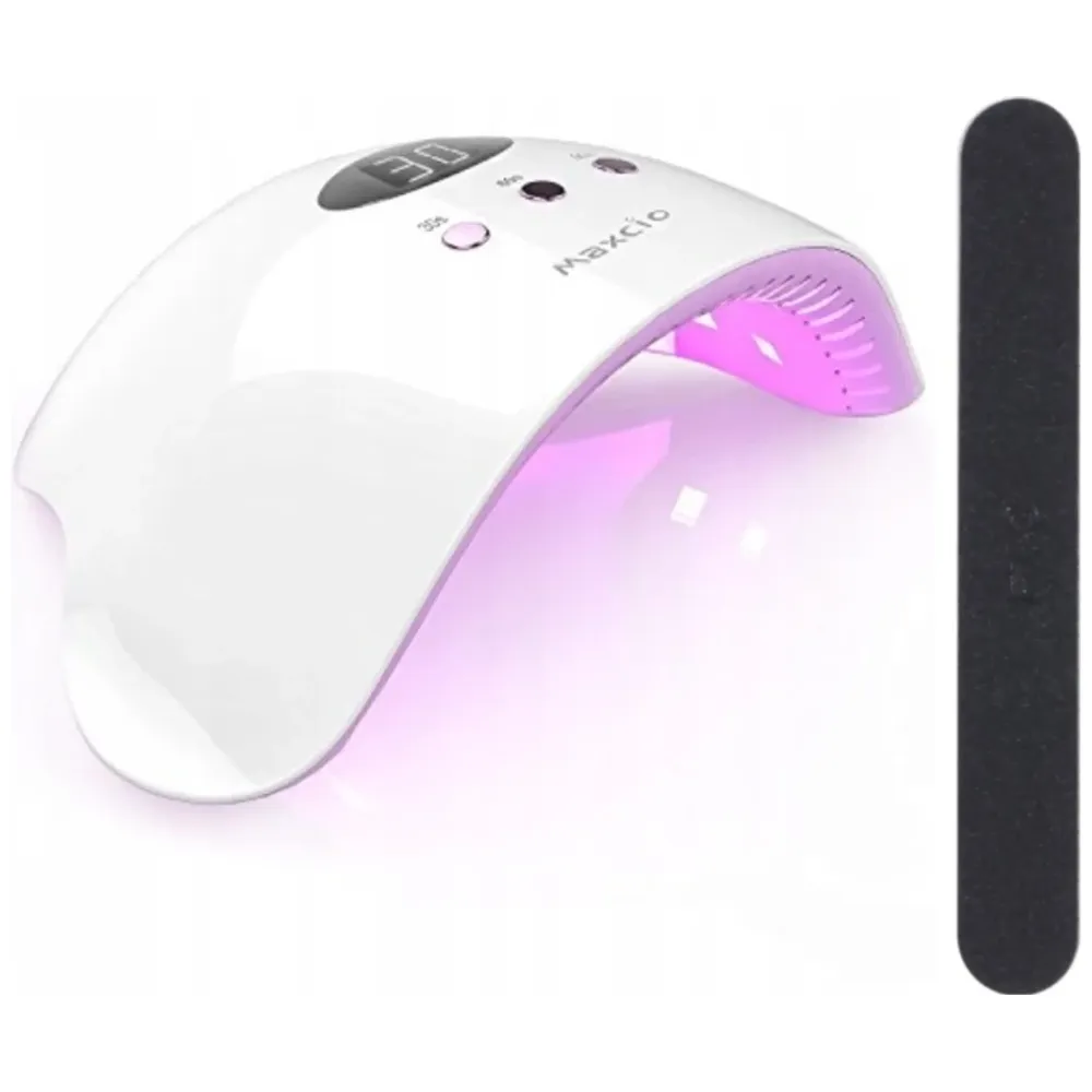 maxcio Maxcio UV LED Nail Lamp - quickly cures gel polish, White