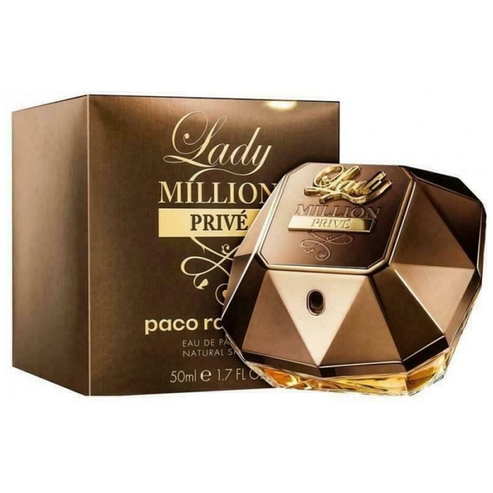 Lady Million Prive by Paco Rabanne for Women - Eau de Parfum, 50 ml