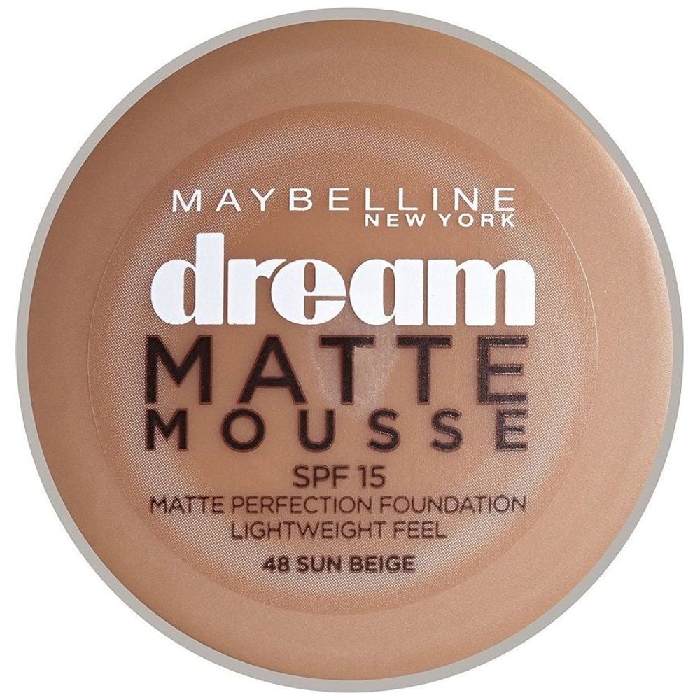 Maybelline Dream Matte Mousse Foundation SPF 15 -18g , 48 - Sun Beige