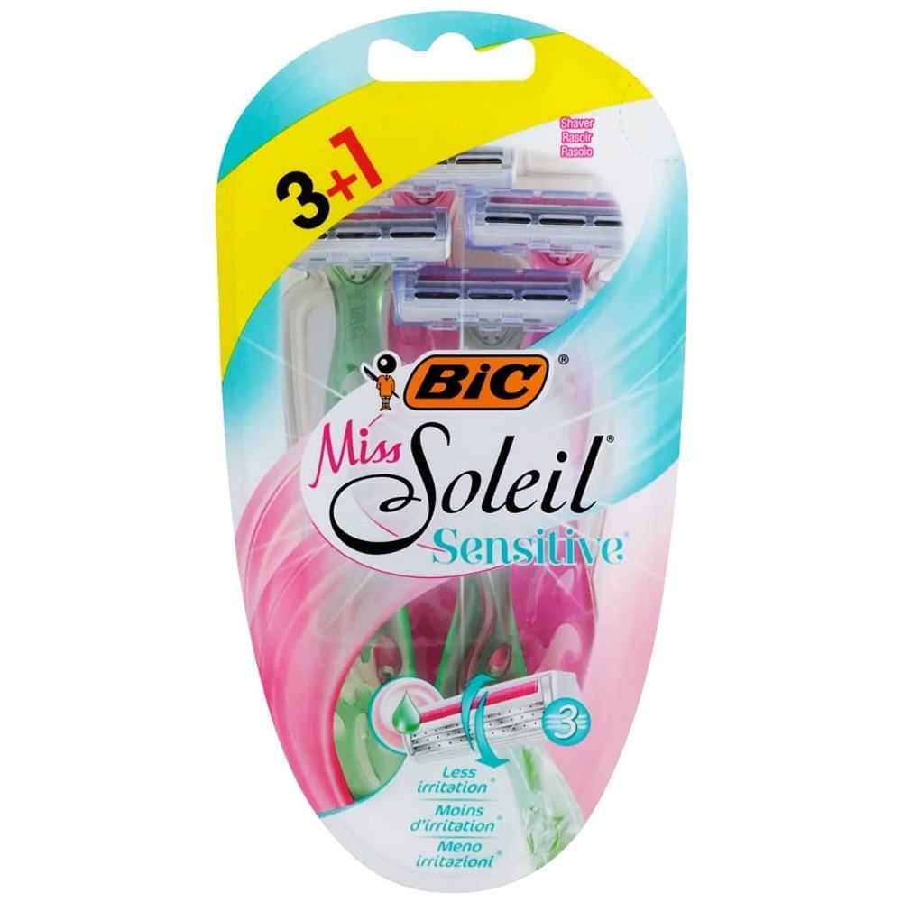 Miss Soleil Sensitive Triple Blade Razors 4 PCS 4 PCS
