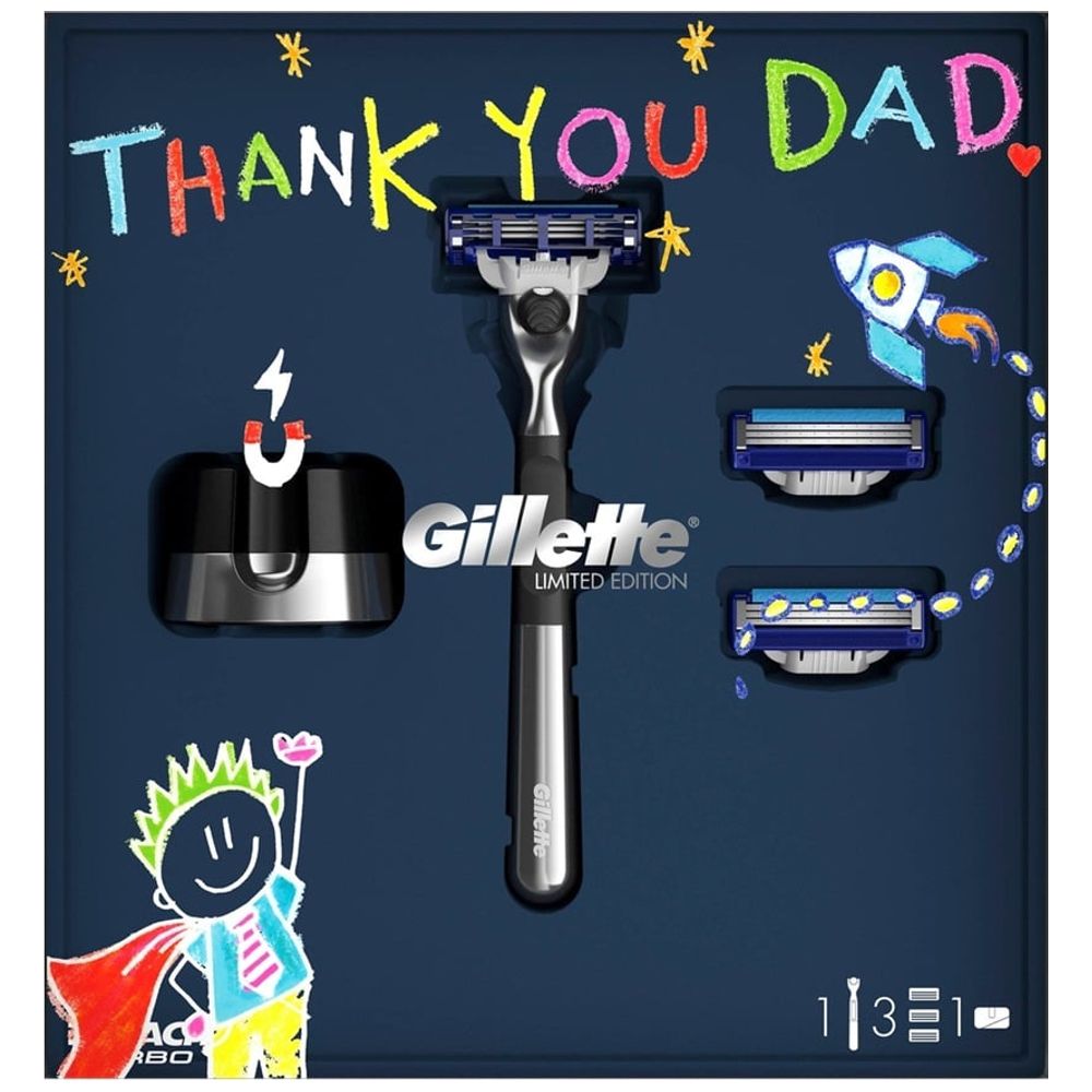 Mach 3 Limited Edition Gift Set 2 PCS-Gillette 2 PCS