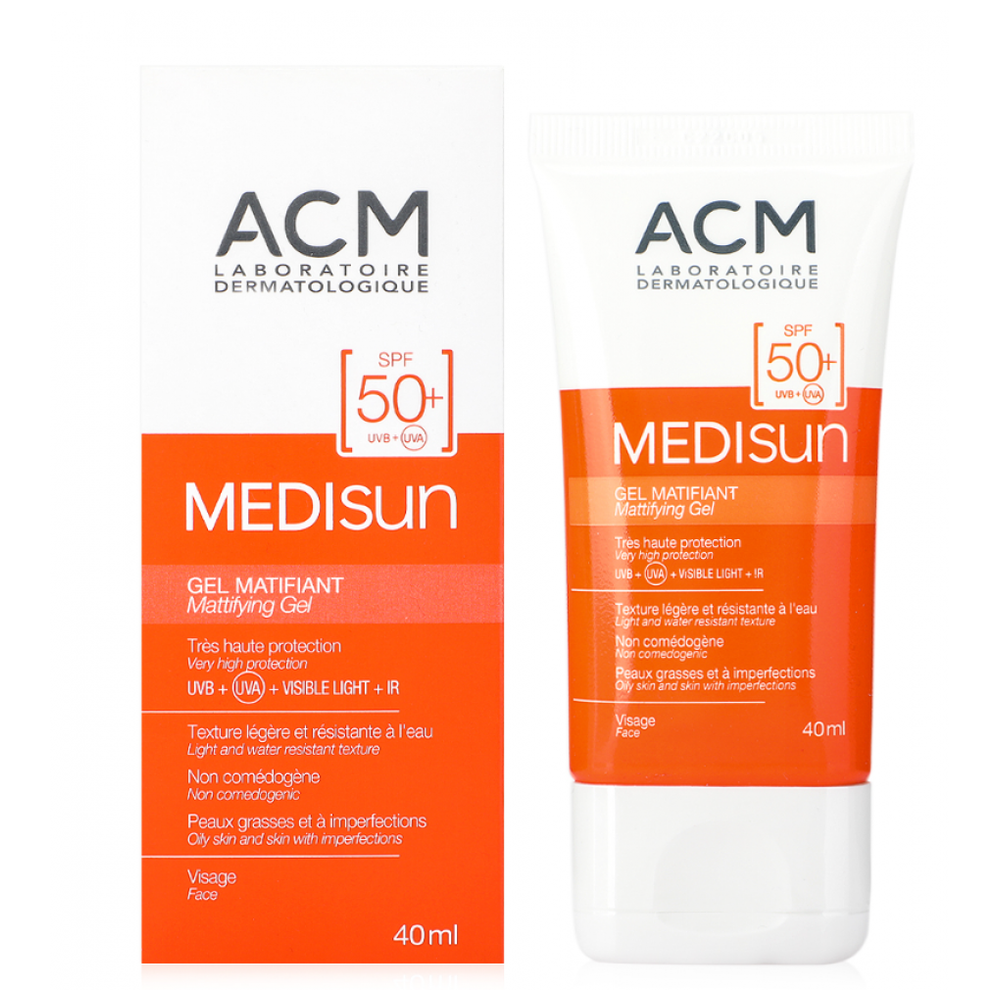 ACM Medisun Mattifying Gel SPF50+, 40 ml