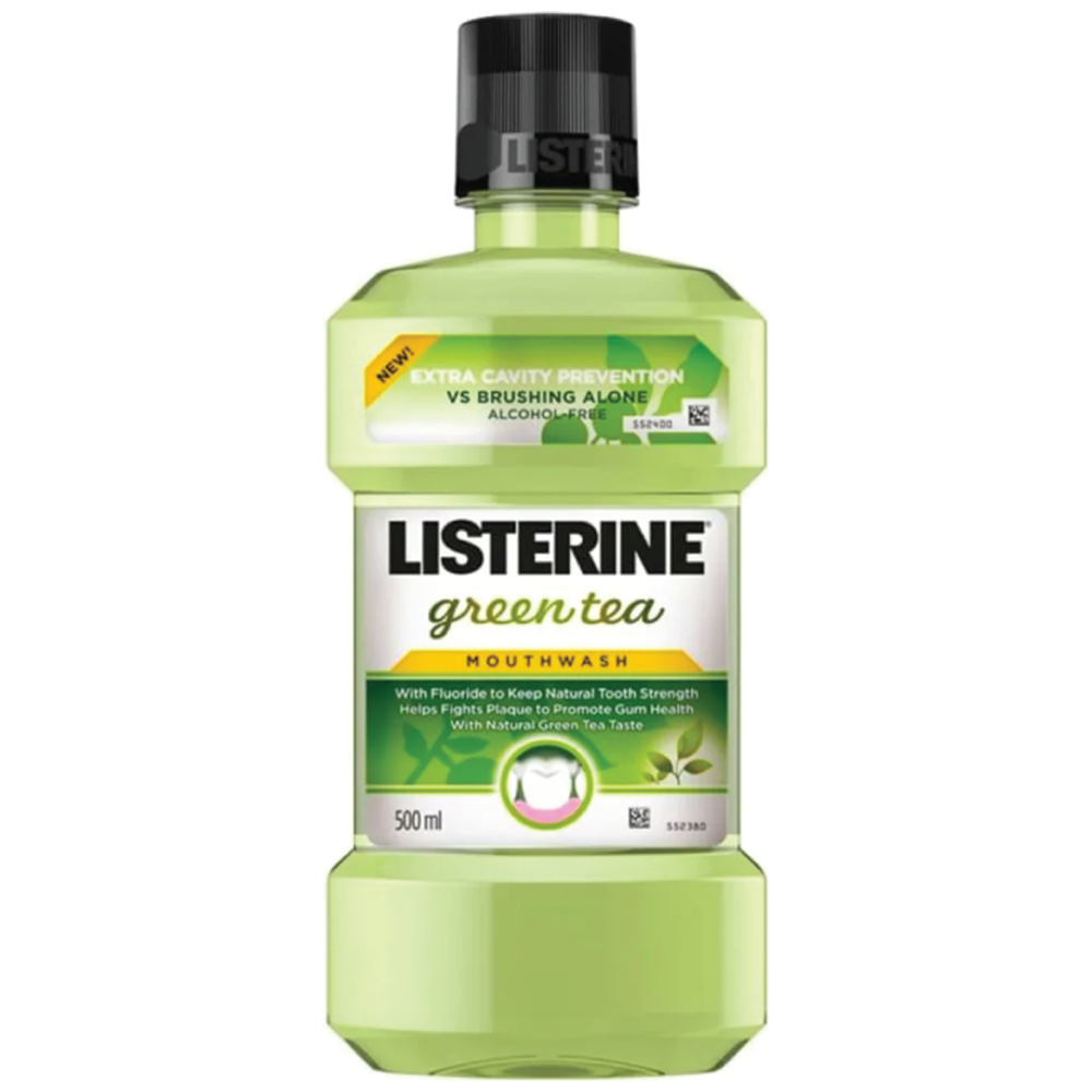 Listerine Green Tea Mouthwash, 500 ml 500 ml