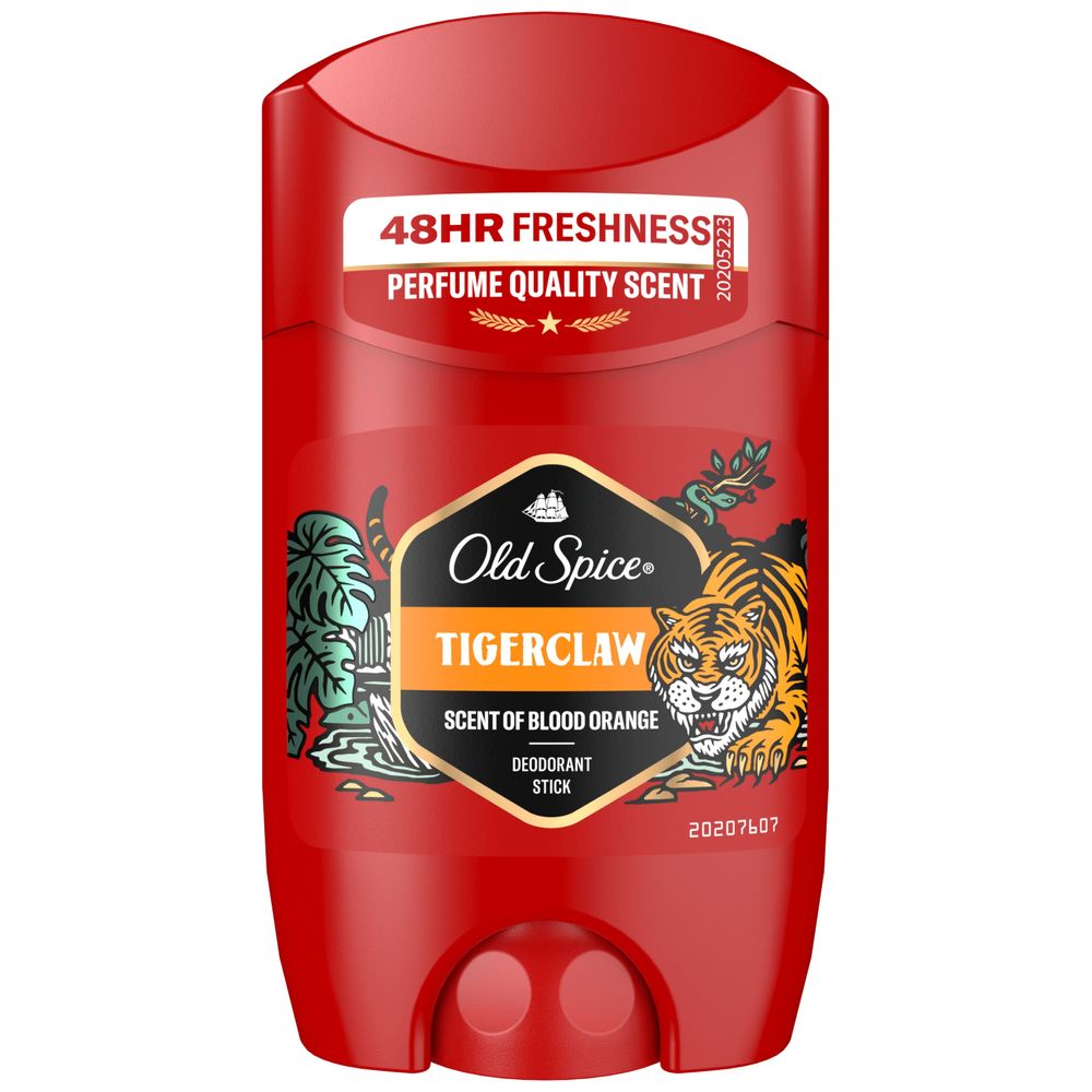 Old Spice تايجركلو مزيل عرق ستيك - عطر البرتقال الدموي للرجال - انتعاش 48 ساعة، 50 مل