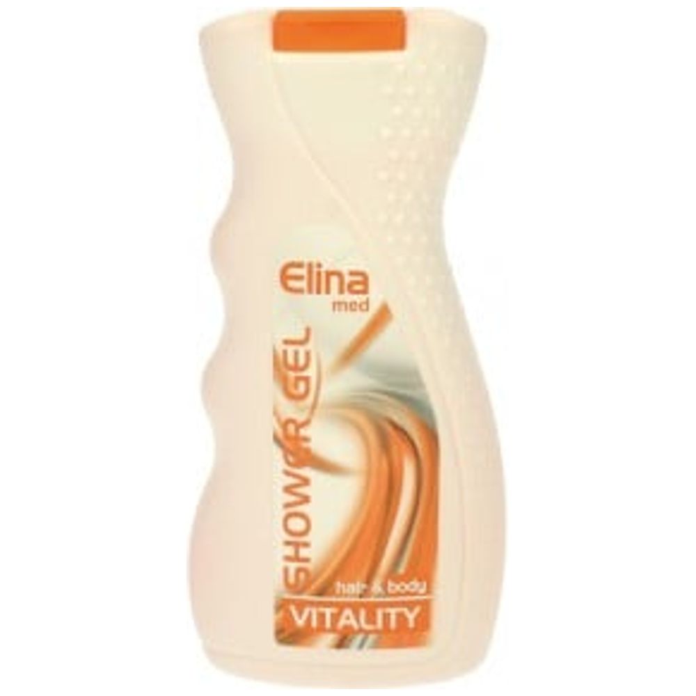Elina Med Vitality Shower Gel- 2 in 1 For Hair and Body, 300ml