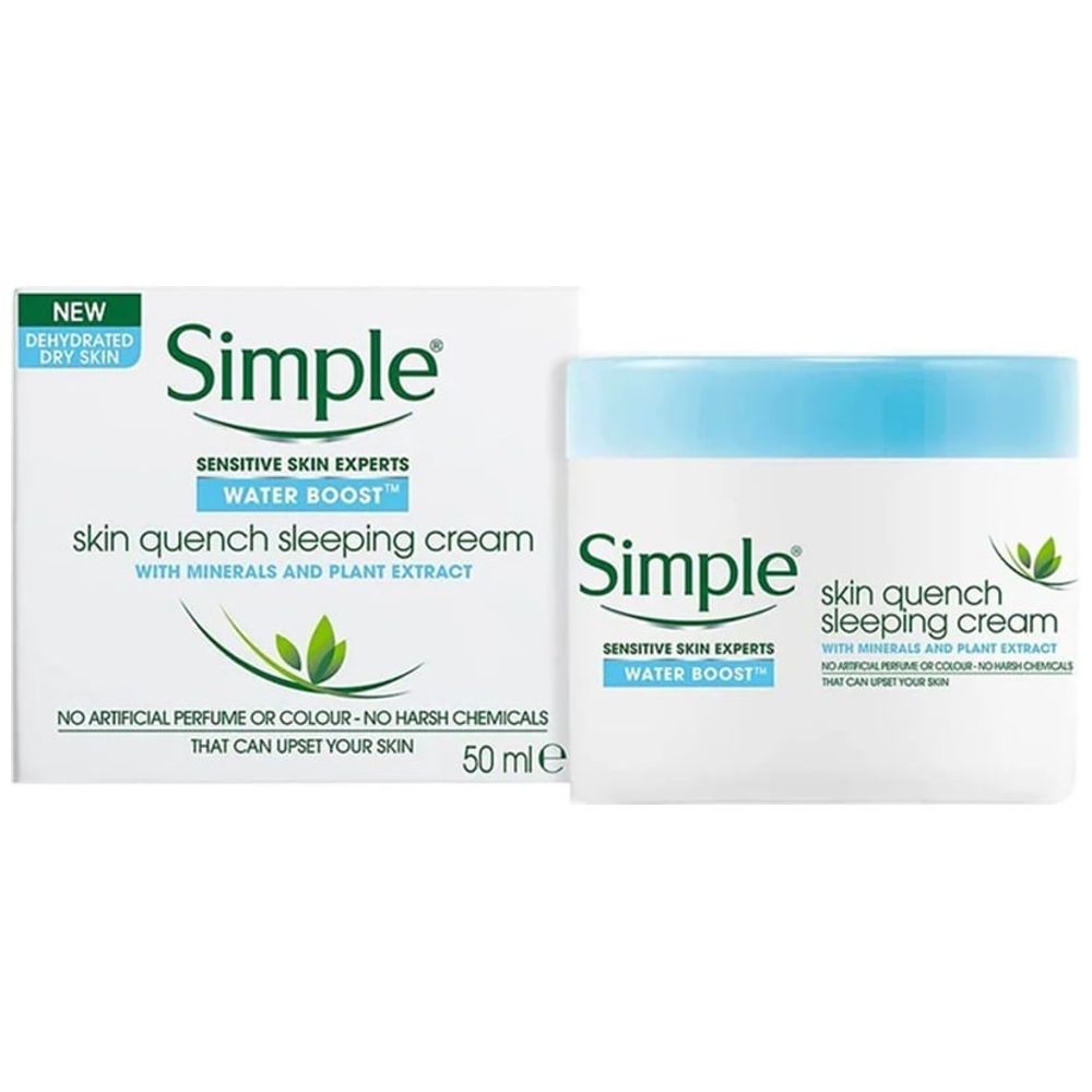 Simple Water Boost Skin Quench Sleeping Cream 50 ml