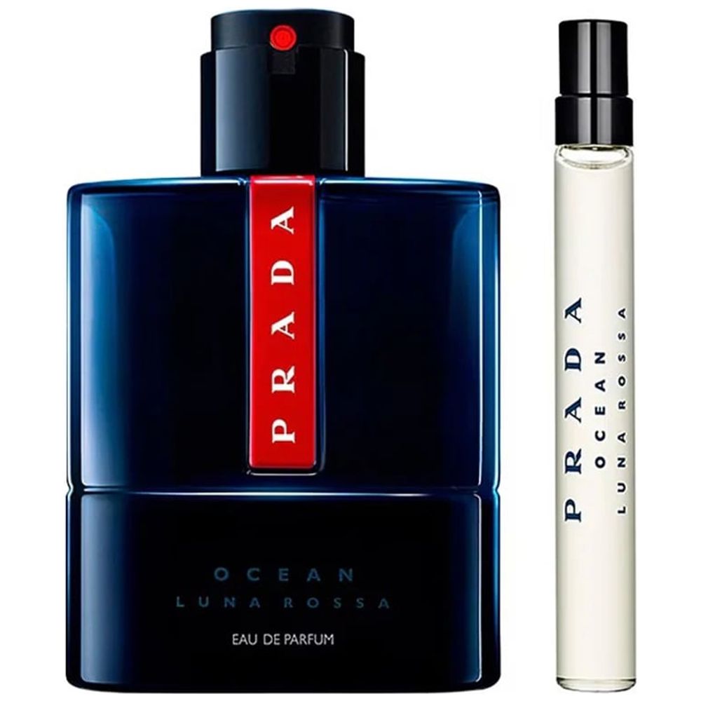 Prada Luna Rossa Ocean Gift Set for Men with Mini Perfume
