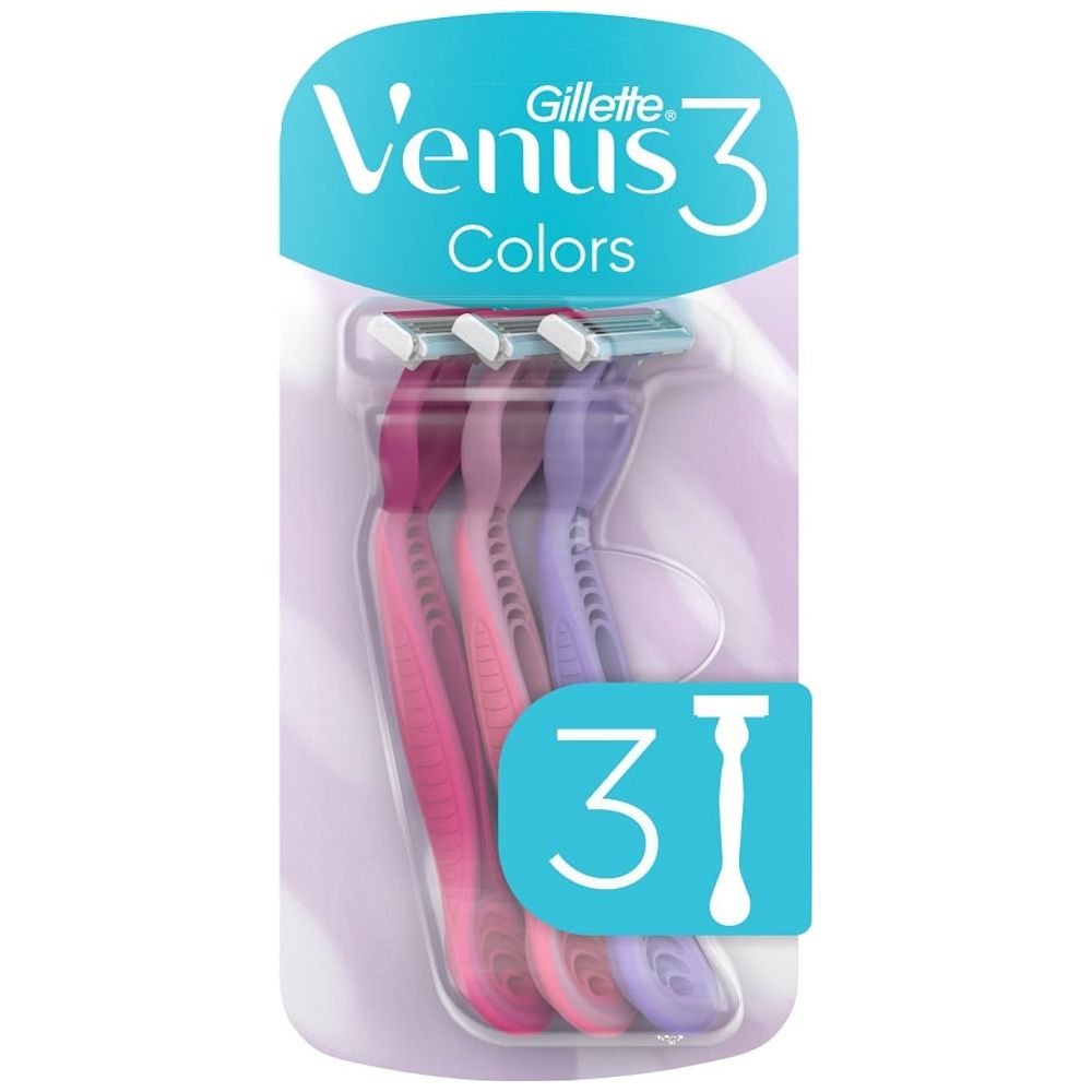 Simply Venus Disposable Razor For Women 3 PCS - Gillette