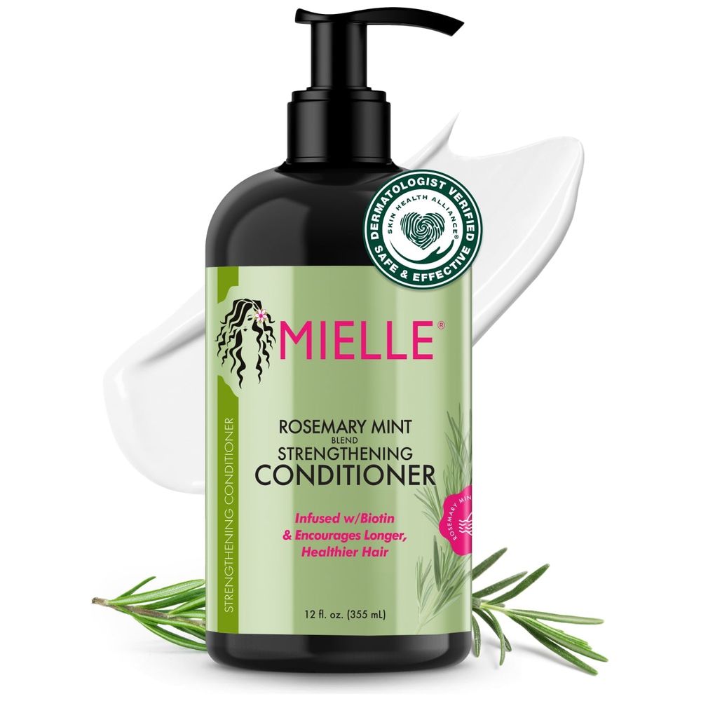 Mielle Rosemary & Mint Conditioner - Helps detangle and smooth hair, 355 ml