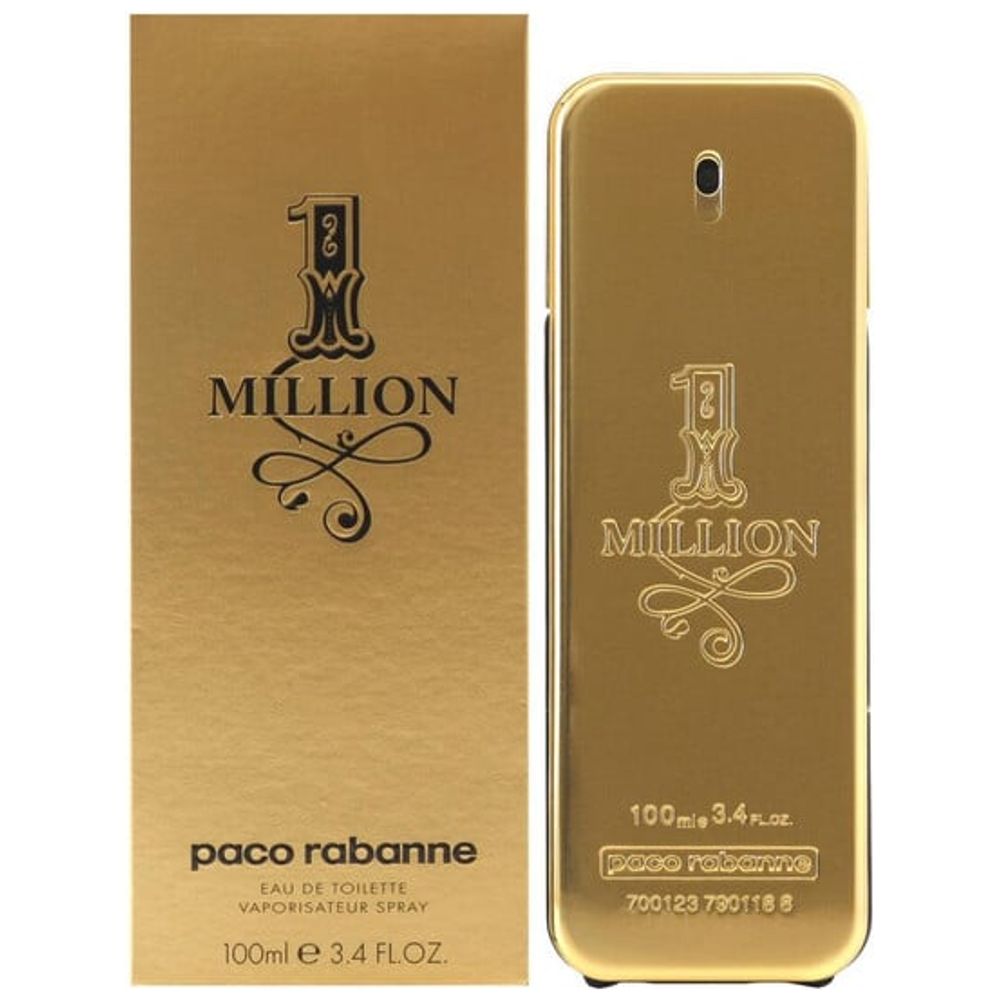 1Million by Paco Rabanne for Men - Eau de Toilette, 100 ml