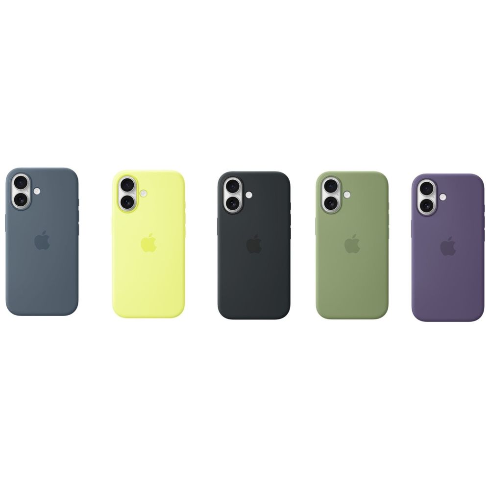 Apple Apple - Mobile  Silicone Cover For iPhone 17  with MagSafe - Pure Back iPhone 17