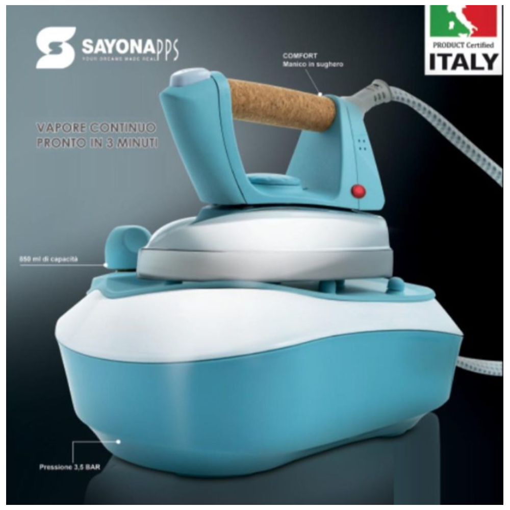 Sayona SGS-2557 - Steam Iron - Blue