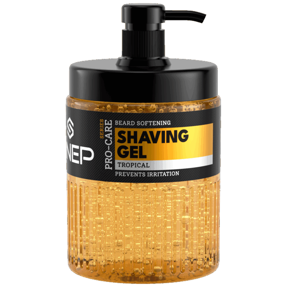 Sinep Pro-Care Tropical Shaving Gel - smooth precise shave with a refreshing scent, 1L
