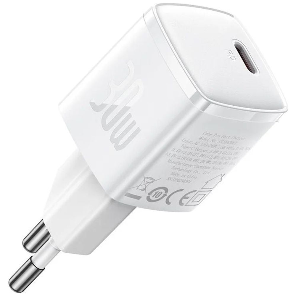 Baseus Baseus CCXF000302 - Wall Charger - White – 23,000 IQD Iraq