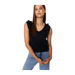 ترينديول ميلا بلوزة بدون اكمام - اسود