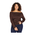 Trendyol Curve Women’s Knitted Blouse - Brown