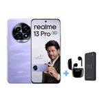 ريلمي 13 برو 5G - دبل سيم - 256/8 كيكابايت + سماعة بلوتوث داخل الاذن + شاحن وايرليس