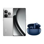 ريلمي GT6 - دبل سيم - 512/16 كيكابايت + سماعة بلوتوث داخل الاذن ريلمي - Buds Air 5 - ازرق