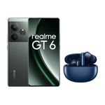 Realme GT6 - Dual SIM - 512/16GB + Realme Buds Air 5 - Bluetooth Headphone In Ear - Blue