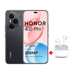 Honor 400 Pro 5G - Dual SIM - 512/12GB - 6.7 Inch - AMOLED 120Hz - Snapdragon 8 Gen 3 (4 nm) - 6000 mAh + Honor Earbuds Choice X7i