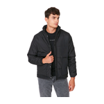 ترينديول مان معطف شتوي منفوخ للرجال - اسود