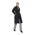 Trendyolmilla Women’s Round Belt Long Wool Cashmere Coat