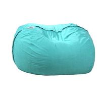  Ariika Large Fluffy Sabia Bean Bag Chair - Turquoise 