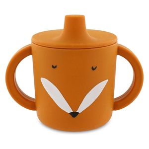 كوب تدريب سيليكون للأطفال من تريكسى - Mr. Fox - مقاوم للتسرب وسهل الإمساك