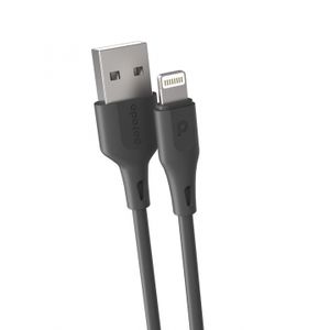 Porodo PD-U2LC-BK - Cable USB To IPhone - 2 m