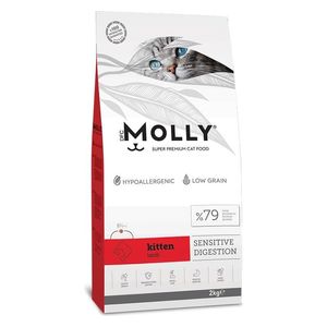  مولي طعام للقطط الصغيرة بلحم الغنم للعناية بالجهاز الهضمي الحساس - 2 كغم 