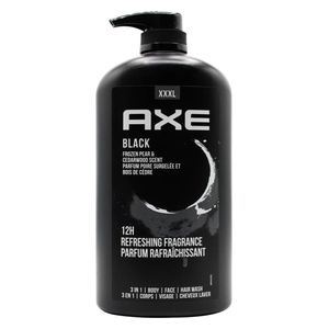 Axe Black 3in1 Body & Face & Hair Wash for Men, 1 L