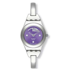  Swatch Watch YSS146A For Women - Analog Display, Stainless Steel Band - Silver 