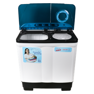  Coral TTW-30185-FNT - 21Kg - Twin Tub Washing Machine - White 