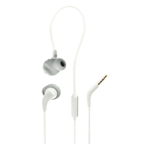  JBL Endurance Run 2 - Wired In Ear Earphones - 1.2m - White 