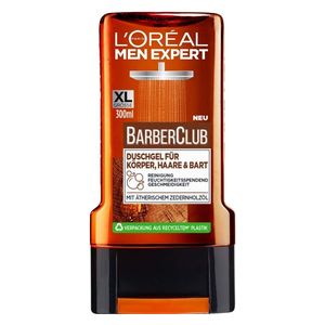  لوريال باريس باربركلوب جل الاستحمام - للرجال, 300 مل 