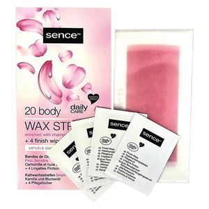 سينس بيوتي شرائح شمع للجسم - 20 قطعة
