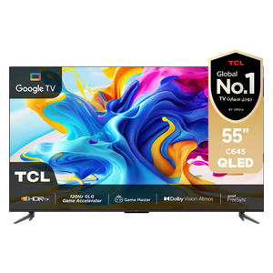 TCL 55-Inch C645 Series - Smart - 4K - QLED - 120Hz DLG - 2023 Model