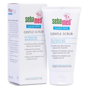  Clear Face Gentle Scrub 150 ml - Seba med 