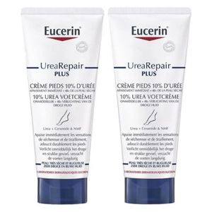 UreaRepair Plus Foot Cream 10% Urea 2*100 ml - Eucerin