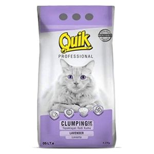 Quik Clumping Cat Litter Lavender - 5L