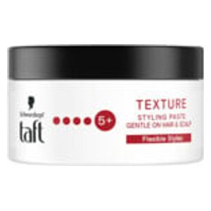  Schwarzkopf Taft Texture Hair Paste - provides strong hold with a matte finish, 100 ml 