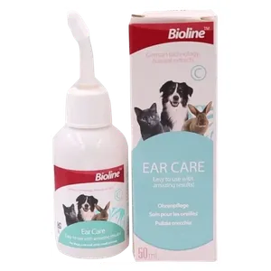  بيولاين محلول العناية بأذن الحيوانات الأليفة - 50 مل 