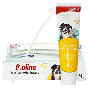  بيولاين معجون أسنان للحيوانات الأليفة مع إنزيم - 50 مل 