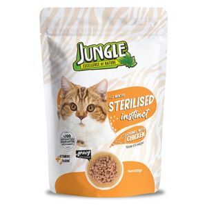 Jungle Sterilised Chicken Cat Food - 1 Piece
