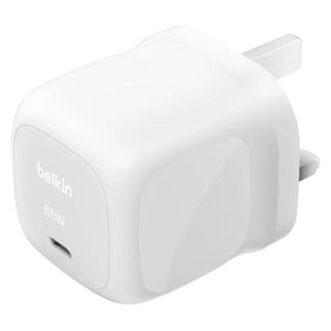 شاحن جداري بلكن - Boost  - يو اس بي سي - بقوة 65 واط - ابيض